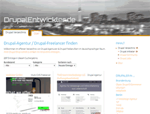 Tablet Screenshot of drupalentwickler.de